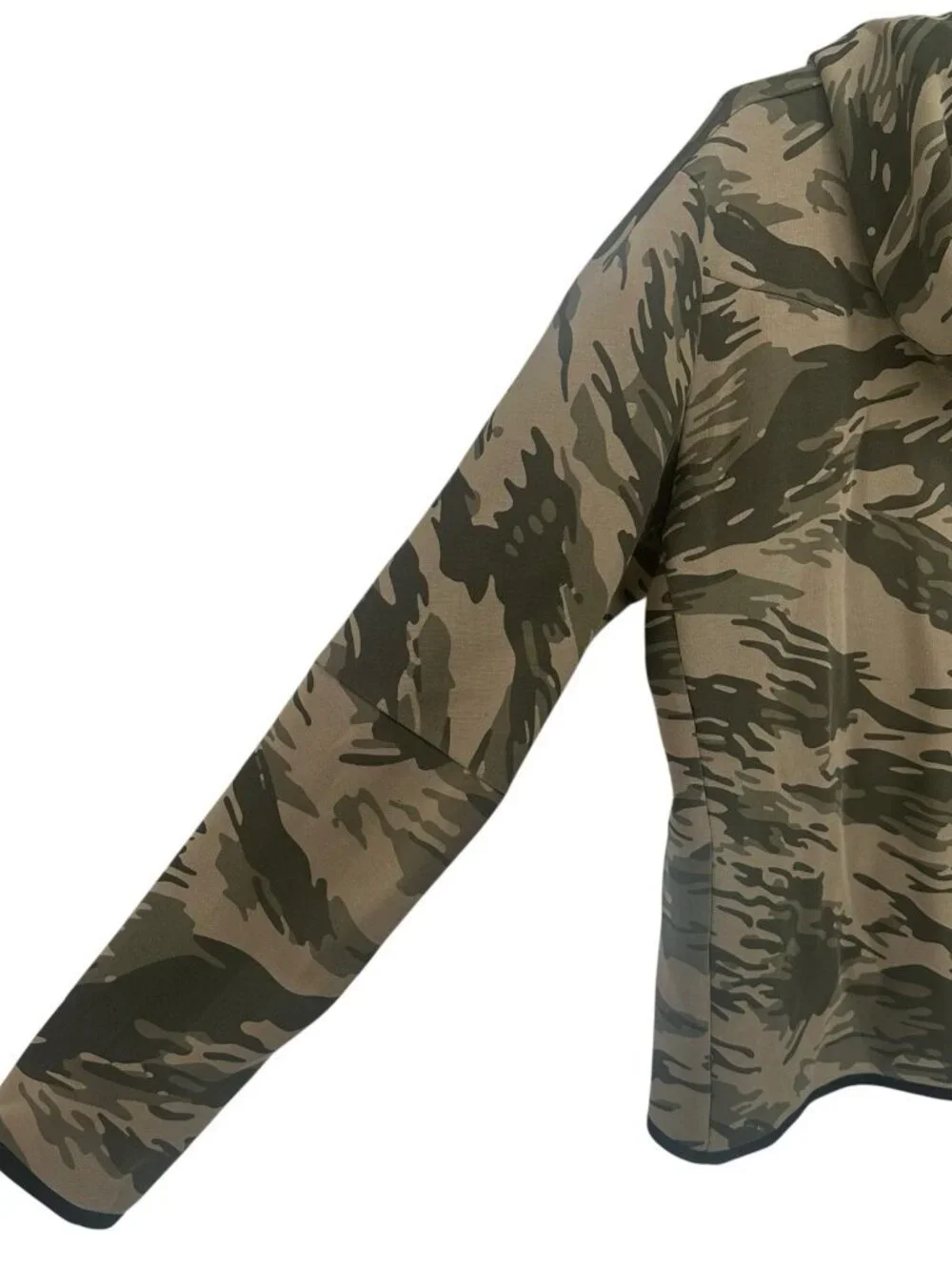 Nike‎ Tech Fleece Hoodie Green Camouflage Full Zip Mens M CU4491-342